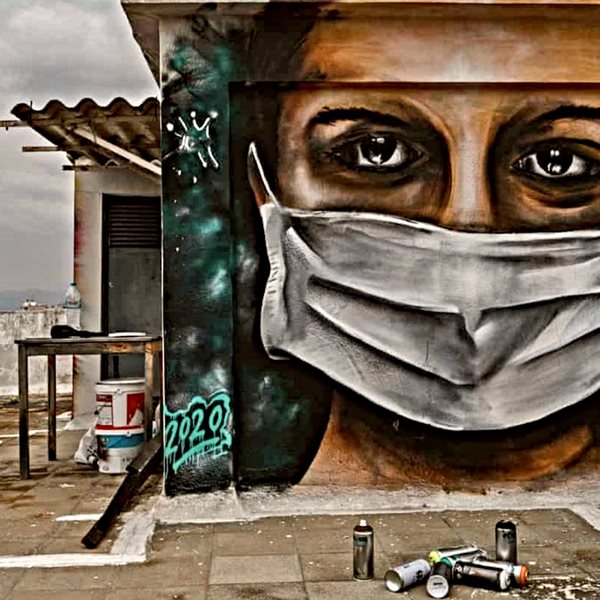 Γκράφιτι στην εποχή του κορονοϊού, οι φωτογραφίες