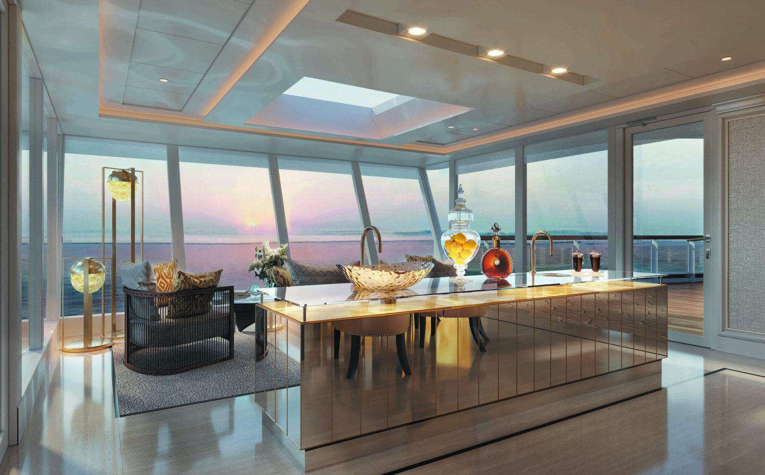 Η πιο πολυτελής σουίτα κρουαζιερόπλοιου στον πλανήτη