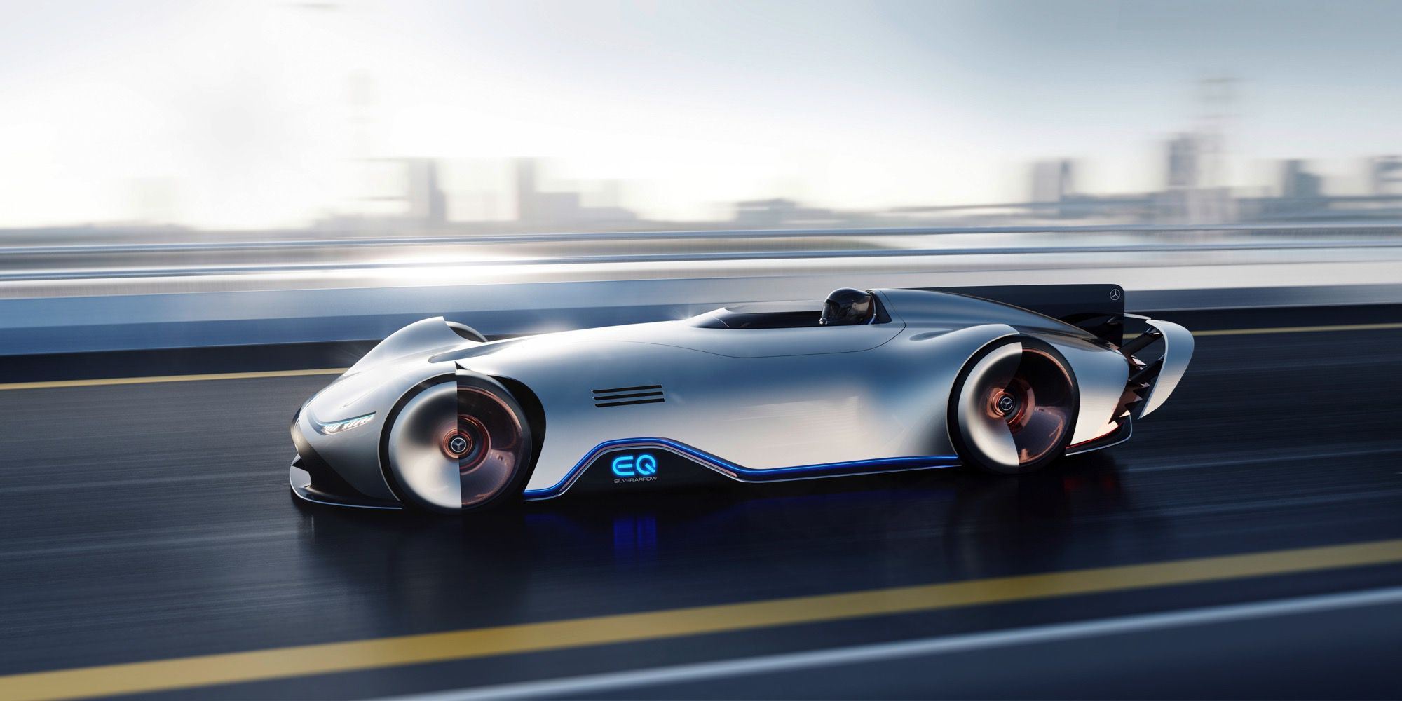 Το EQ Silver Arrow της Mercedes είναι το ρετρό hypercar του μέλλοντος