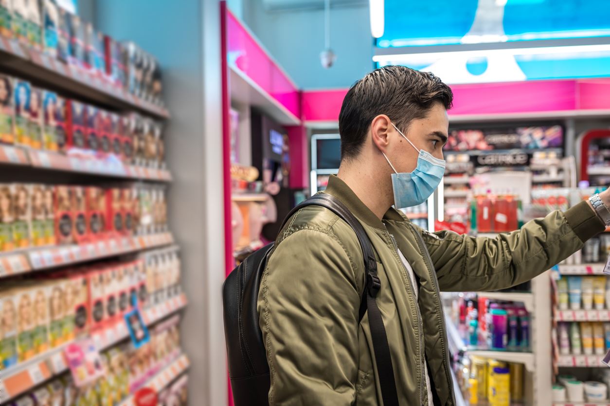 Βίντεο δείχνει την διασπορά του κορονοϊού σε σούπερ μάρκετ