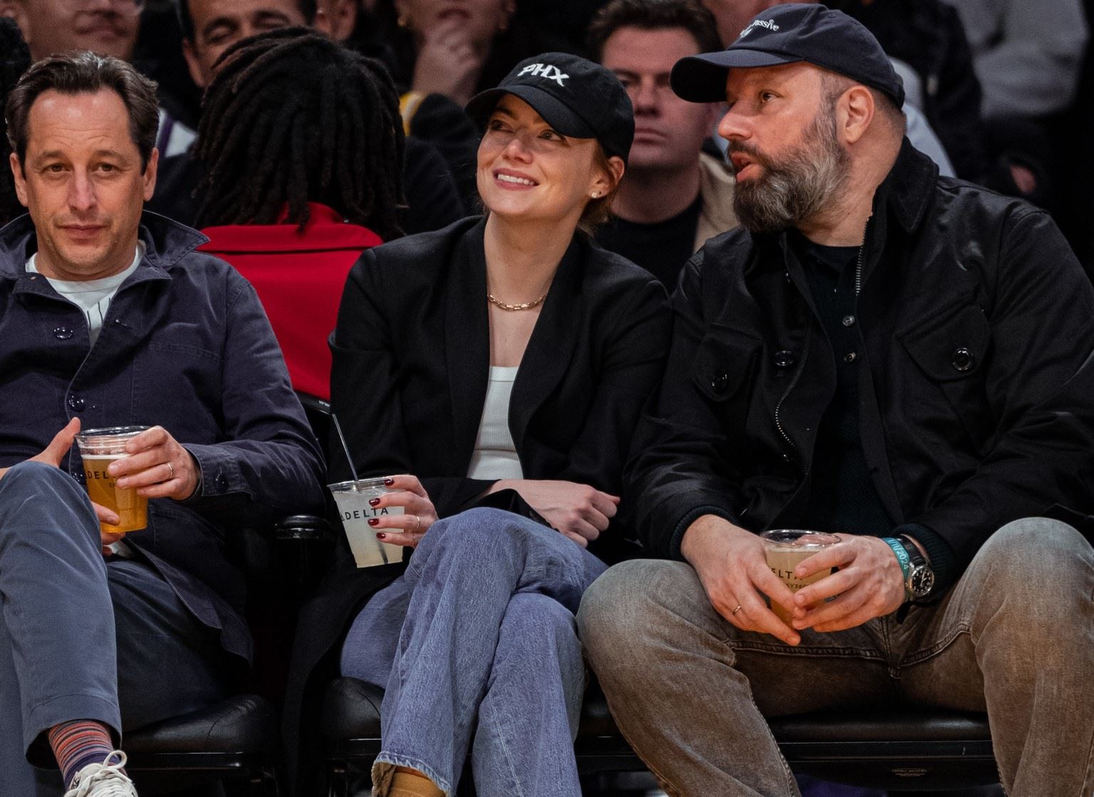 Γιώργος Λάνθιμος και Emma Stone μαζί και στον αγώνα Λέικερς - Φοίνιξ Σανς