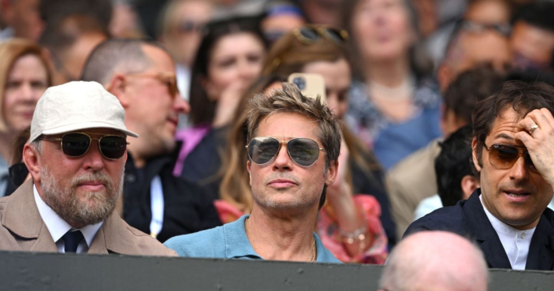 Ο Brad Pitt έκλεψε τις εντυπώσεις και στο Wimbledon