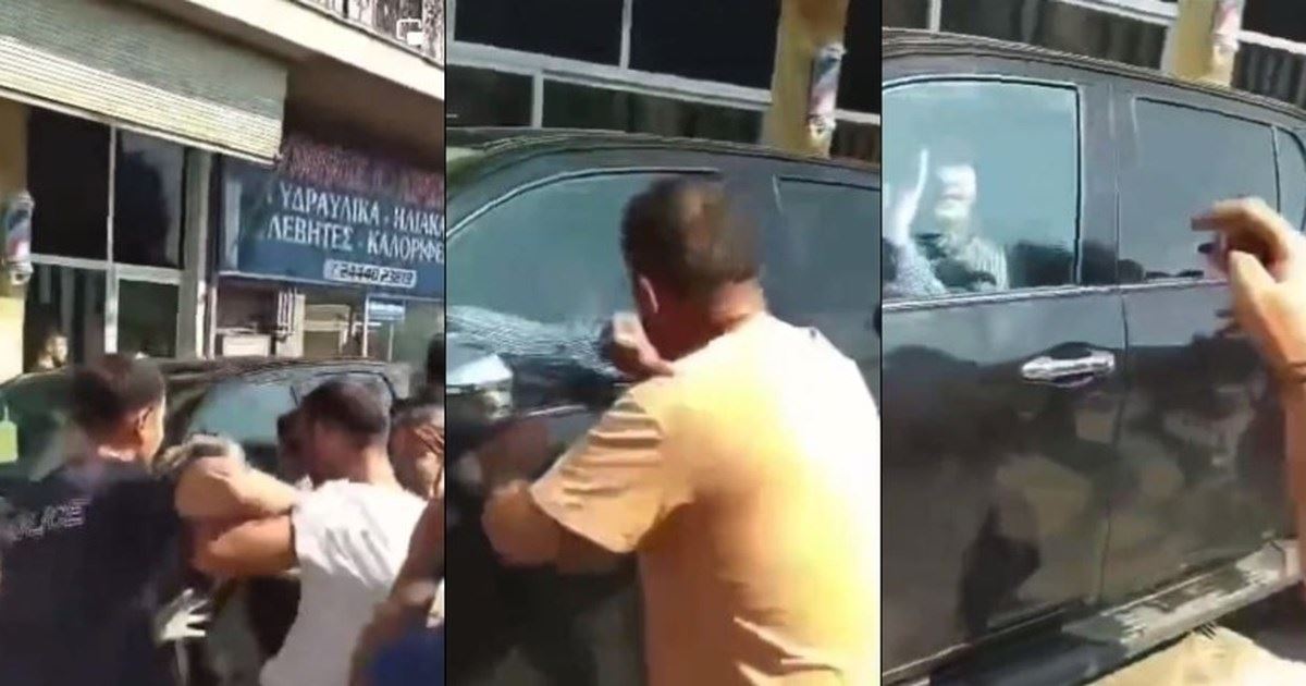 Εξαγριωμένοι πολίτες επιτέθηκαν στον περιφερειάρχη Θεσσαλίας Κώστα Αγοραστό