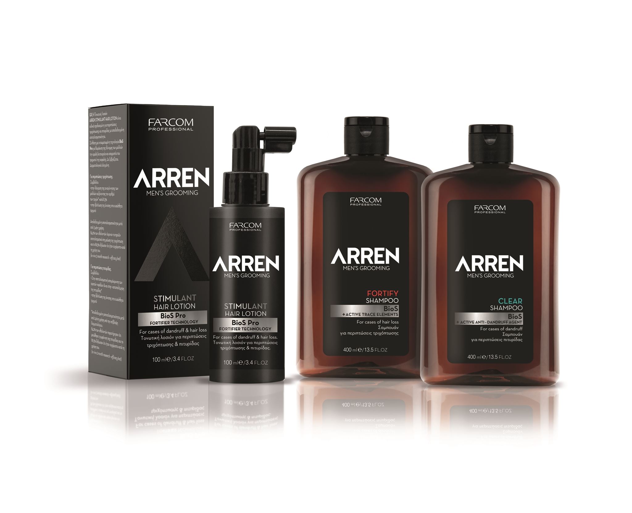 3 νέα ειδικά προϊόντα για την τριχόπτωση και την πιτυρίδα από την Arren Men’s Grooming