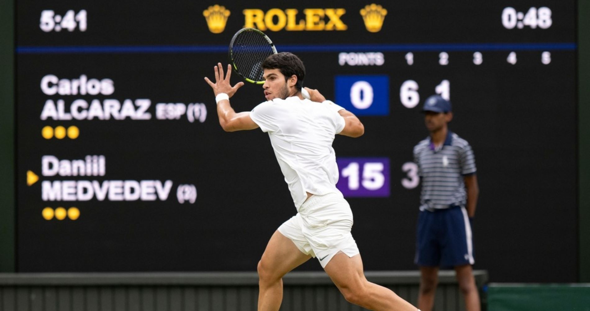 Η Rolex συγχαίρει τον Carlos Alcaraz για την κατάκτηση του πρωταθλήματος Wimbledon