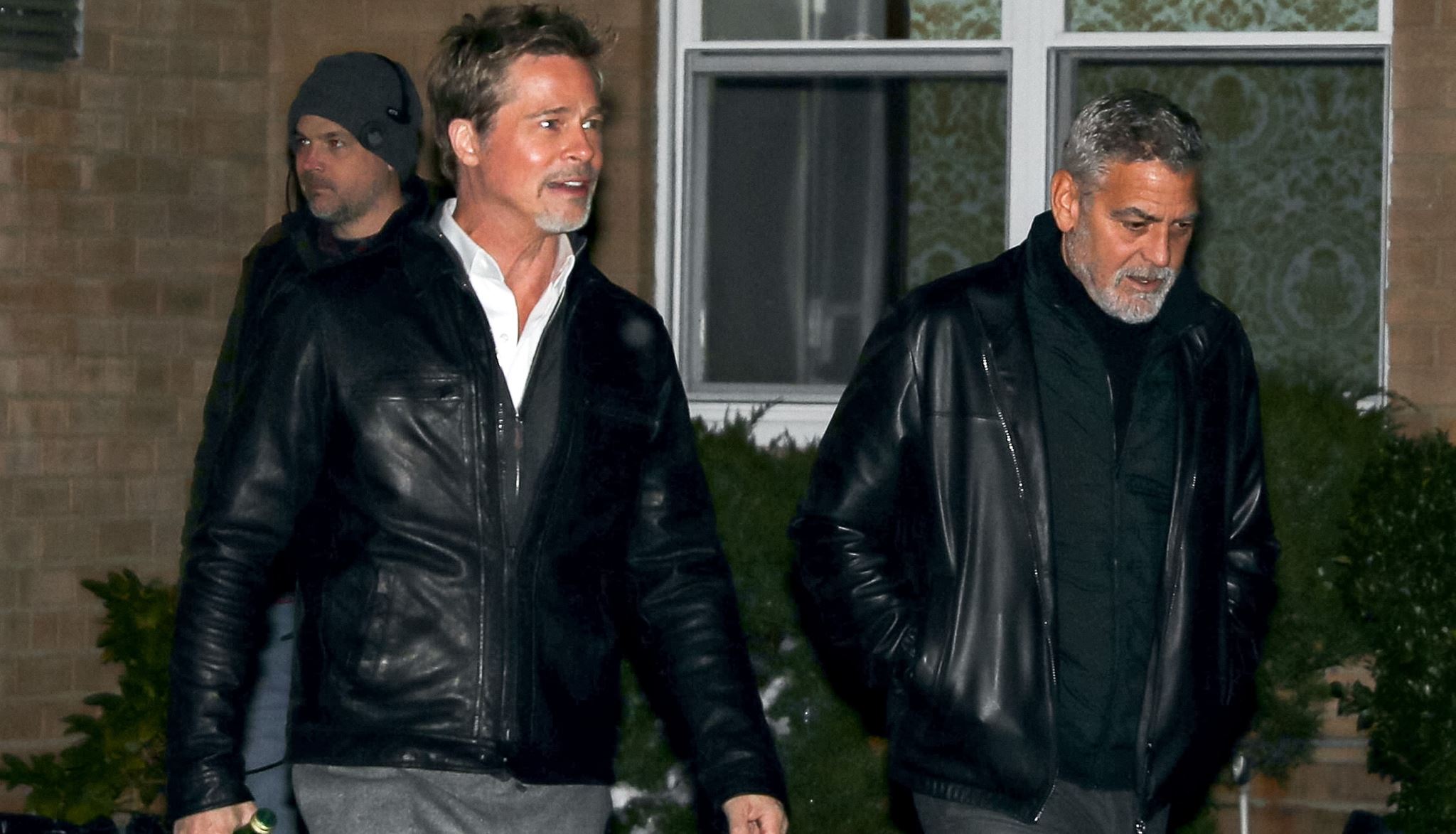 Brad Pitt και George Clooney στα παρασκήνια του Wolves