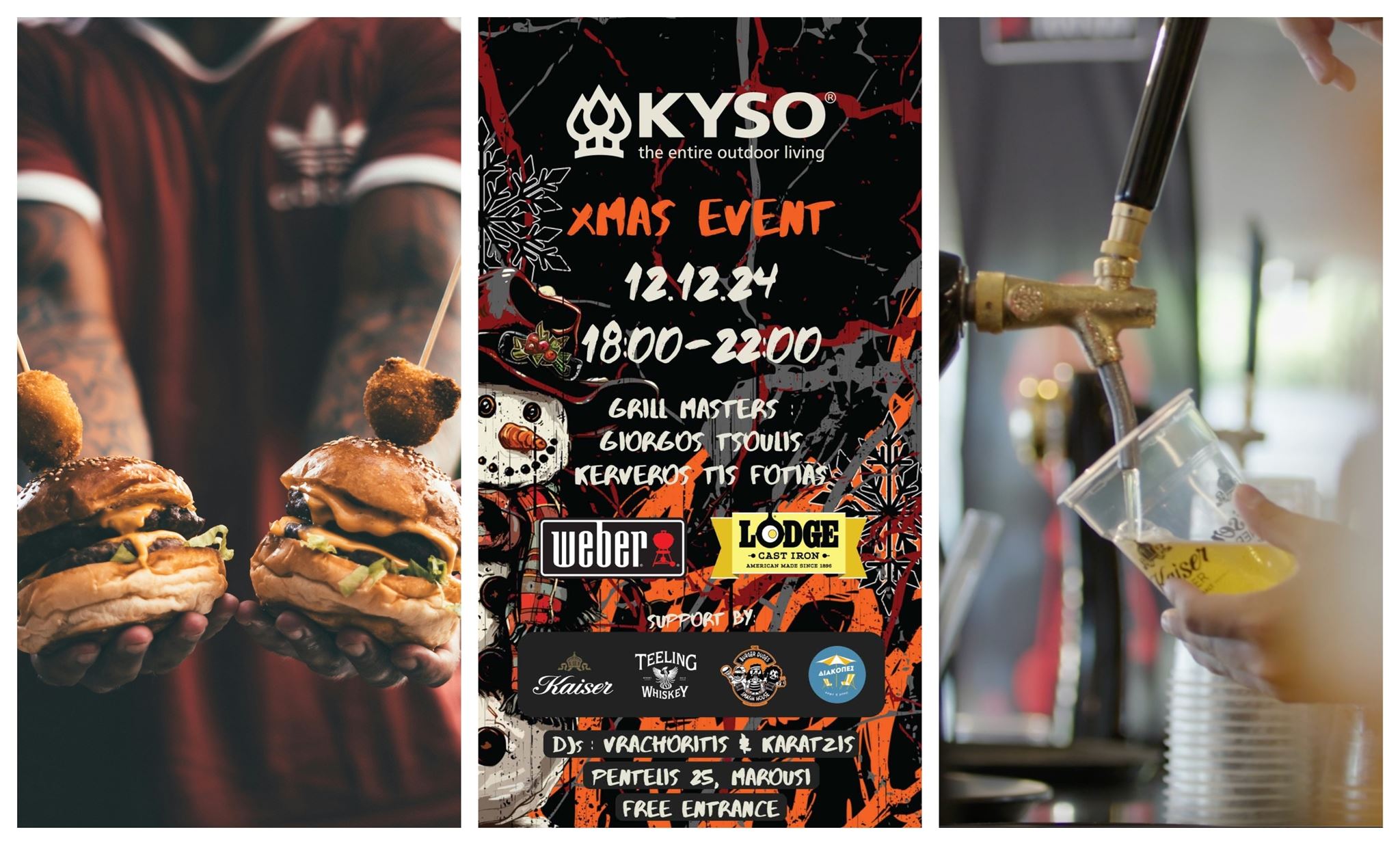 Xmas BBQ Event: Το πιο "λαχταριστό" χριστουγεννιάτικο event, έρχεται στο Μαρούσι,για τους λάτρεις του ψησίματος και της απόλαυσης.