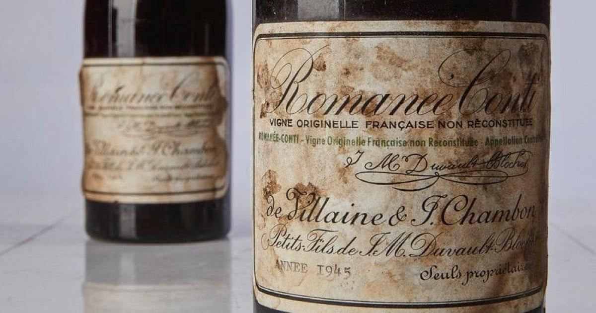 Αυτό το κρασί δημοπρατήθηκε για σχεδόν €500.000