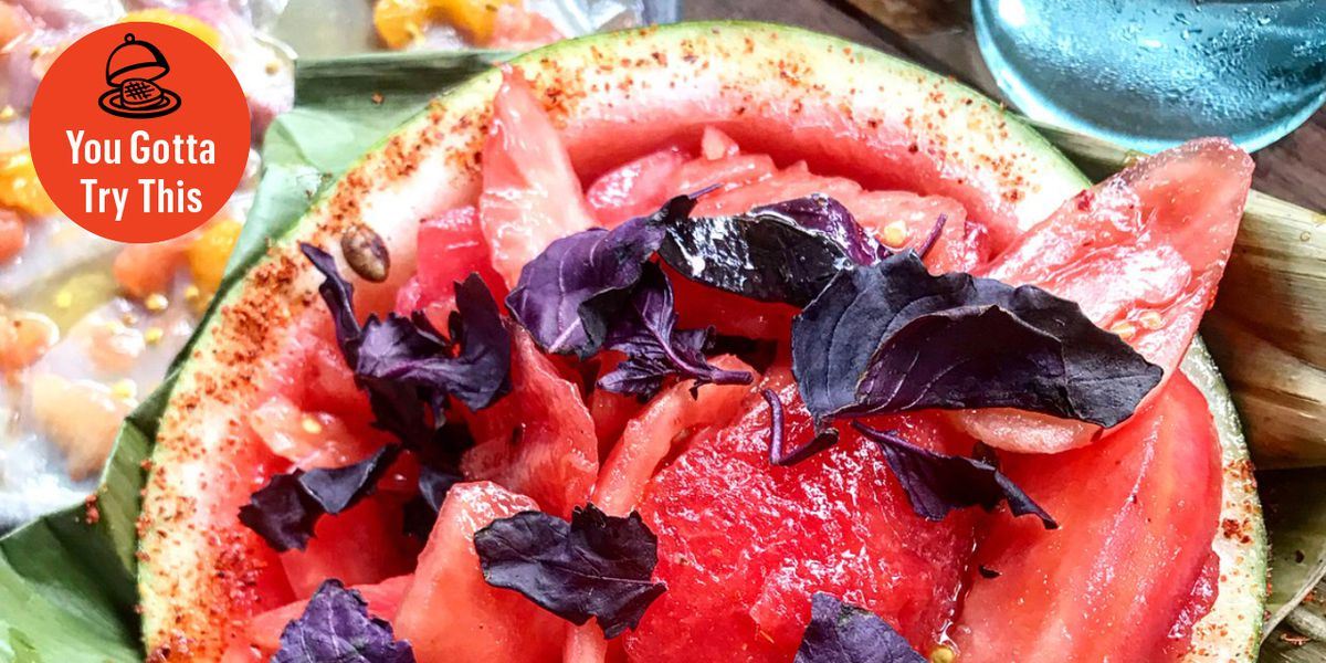 Η σαλάτα με καρπούζι και ντομάτα τελικά δεν είναι καθόλου κακή ιδέα