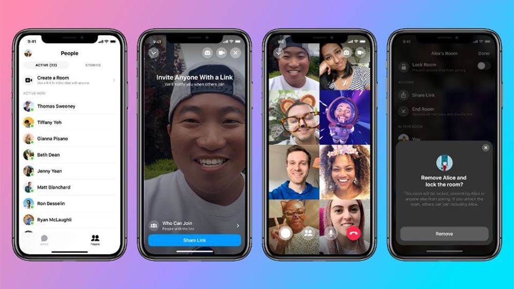 Messenger Rooms, το app του Facebook για βιντεοκλήσεις με έως 50 χρήστες