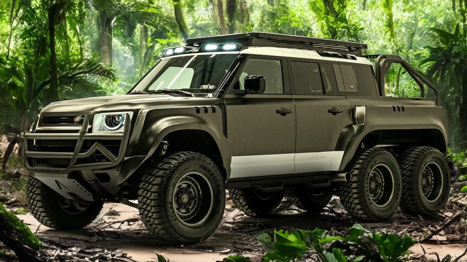 Το θηριώδες εξάτροχο Land Rover Defender για να σκοτώνεις ζόμπι