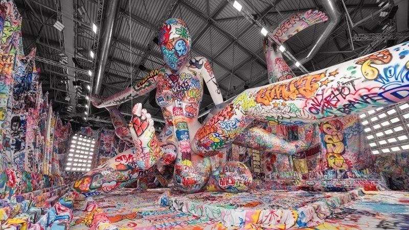 Τολμήστε να γίνετε Diesel: επίδειξη στη μεγαλύτερη εγκατάσταση γκράφιτι που έχει γίνει ποτέ