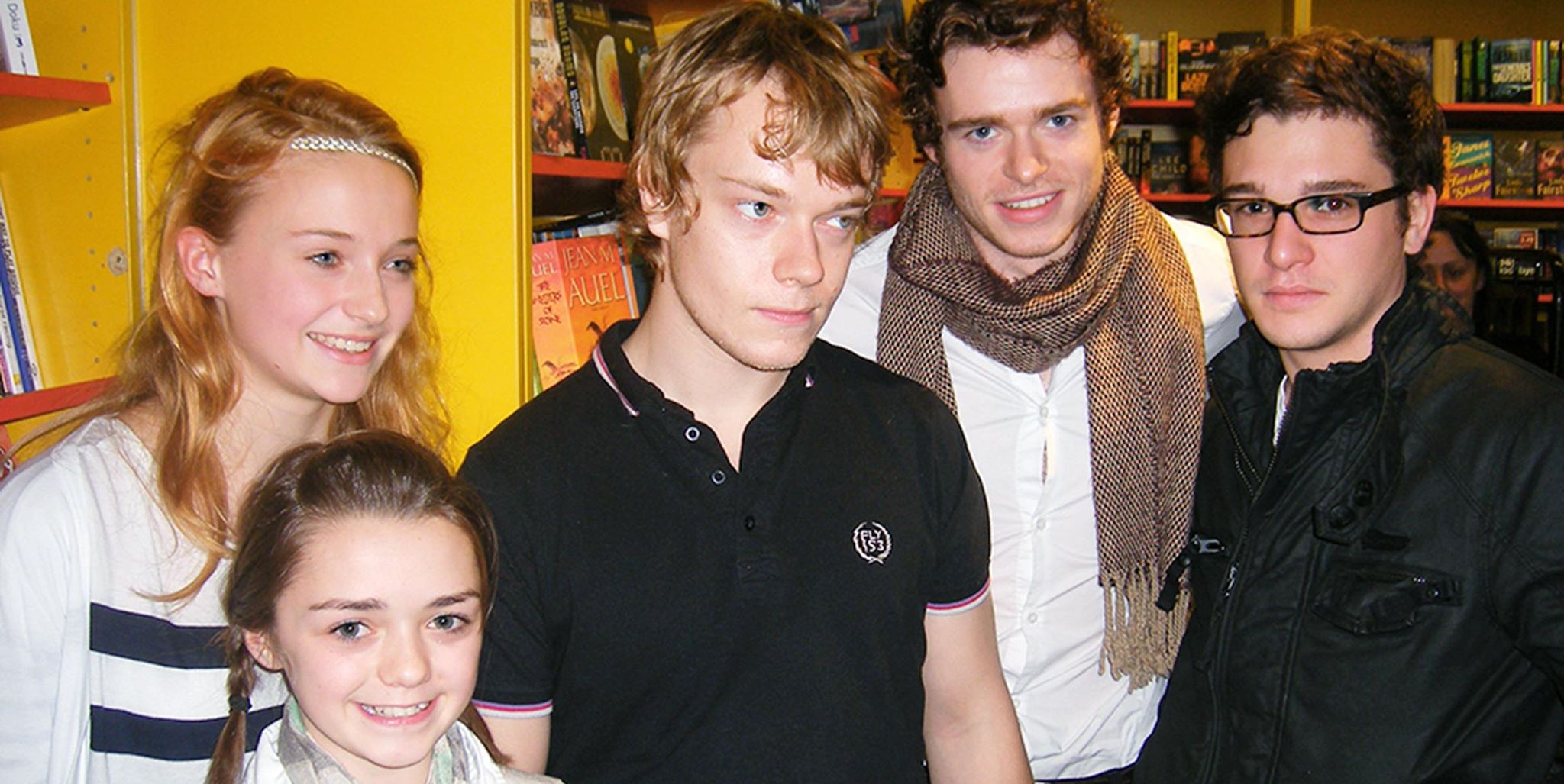 Οι Starks με τον George RR Martin το 2009