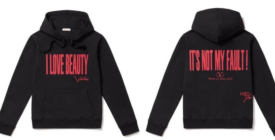 Ένα hoodie για τα 90 χρόνια Valentino