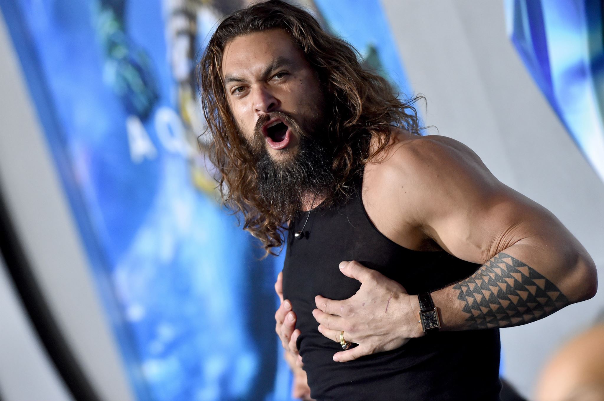 Το επικό χάκα του Jason Momoa στην πρεμιέρα του Aquaman