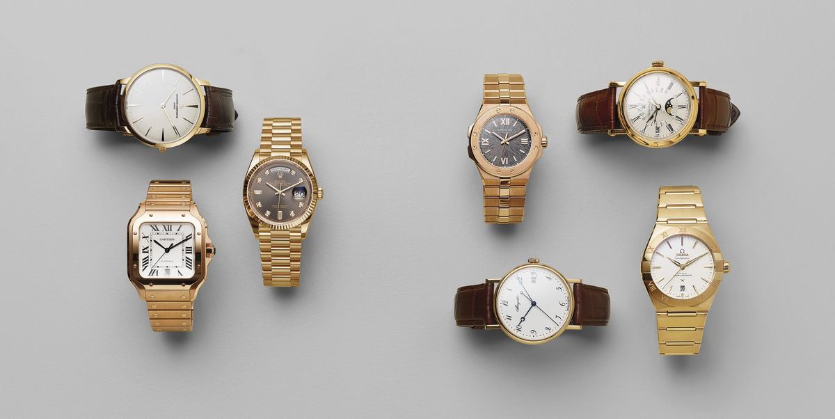 7 κλασικά χρυσά ρολόγια