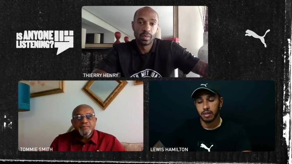 "Is Anyone Listening?" ανατωτιούνται οι Lewis Hamilton, Tommie Smith και Thierry Henry
