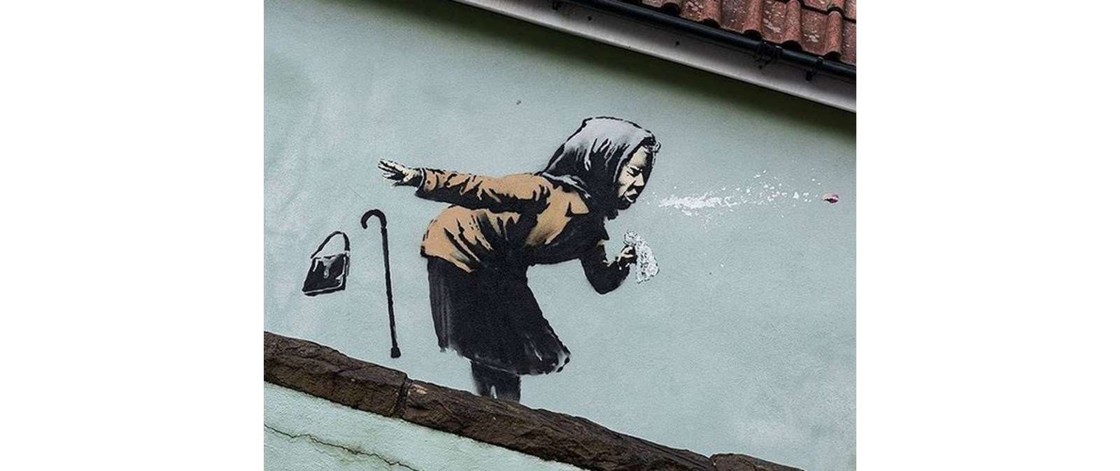 Πωλείται σπίτι που φέρει έργο του Banksy
