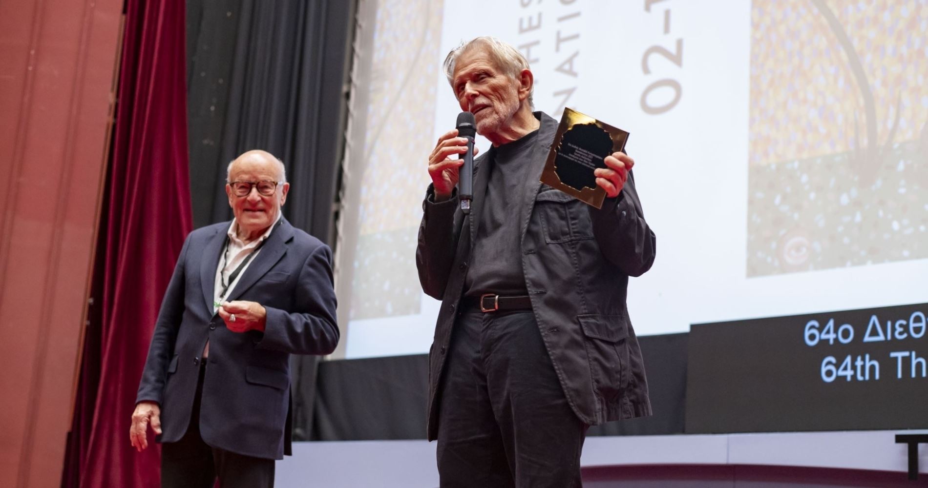 Ο Νίκος Περάκης παρέλαβε τον τιμητικό Χρυσό Αλέξανδρο του 64ου ΦΚΘ