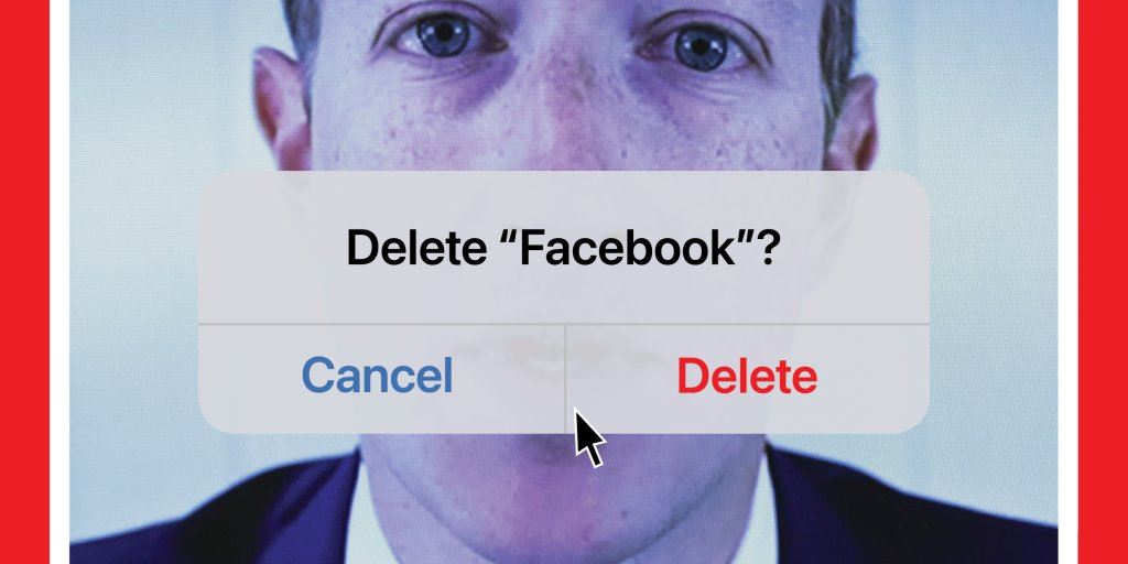 Όλοι μιλούν για το εξώφυλλο του TIME που διαγράφει το Facebook