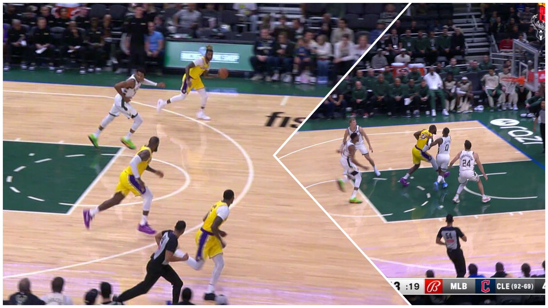 Ο Γιάννης Αντετοκούνμπο έριξε μία τάπα στον Lebron James που θα την θυμάται χρόνια (video)