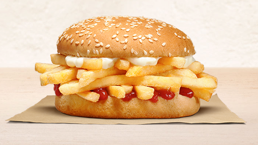 Η αμφιλεγόμενη ιδέα του burger με τηγανητές πατάτες