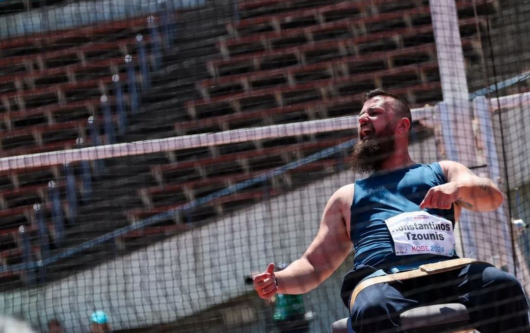 Χάλκινο μετάλλιο για τον Κωνσταντίνο Τζούνη στη δισκοβολία F56 στους Παραολυμπιακούς Αγώνες