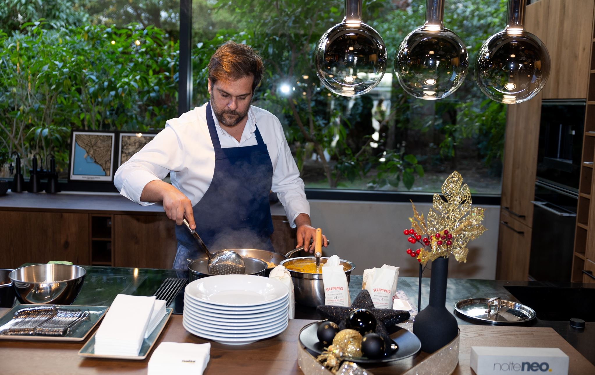 Εορταστική δημιουργική κουζίνα από τη Nolte Kitchens Greece