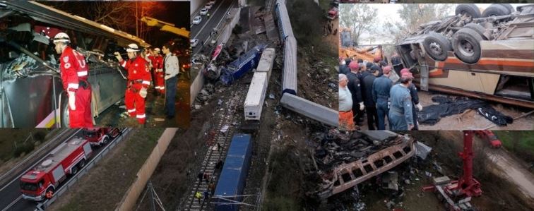 Σύγκρουση τρένων στα Τέμπη: Τρεις τραγωδίες σε 24 χρόνια