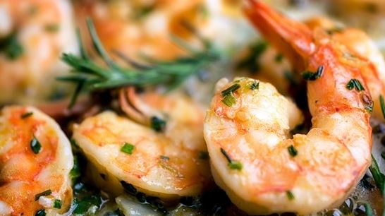 Γαρίδες κρασάτες, αρωματικές