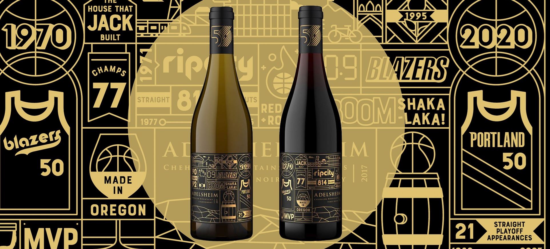 Οι Portland Trail Blazers γιορτάζουν 50 χρόνια με συλλεκτικό κρασί