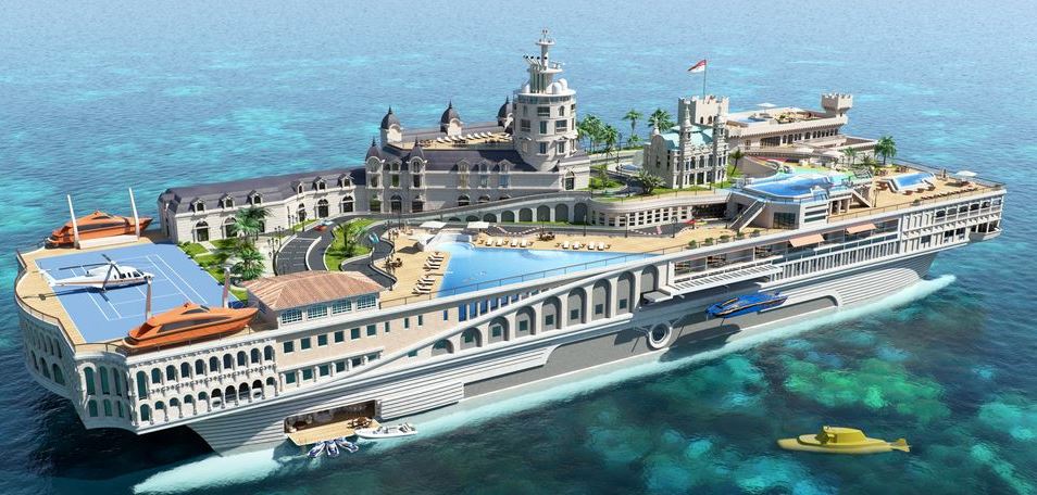 Το mega yacht-νησί των €800.000.000