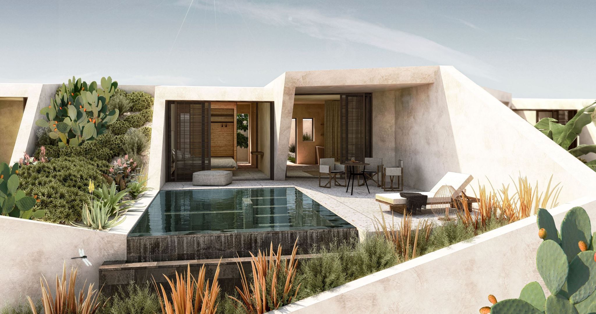 NOŪS: Ένα νέο εντυπωσιακό resort στη Σαντορίνη