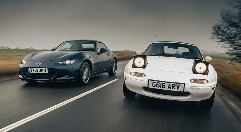 Mazda MX-5 2021 εναντίον Mazda MX-5 1990