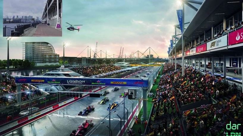 Σχέδιο για αγώνα Formula 1 στους δρόμους του Λονδίνου