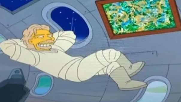 Οι Simpsons είχαν προβλέψει (και) τον Richard Branson στο διάστημα