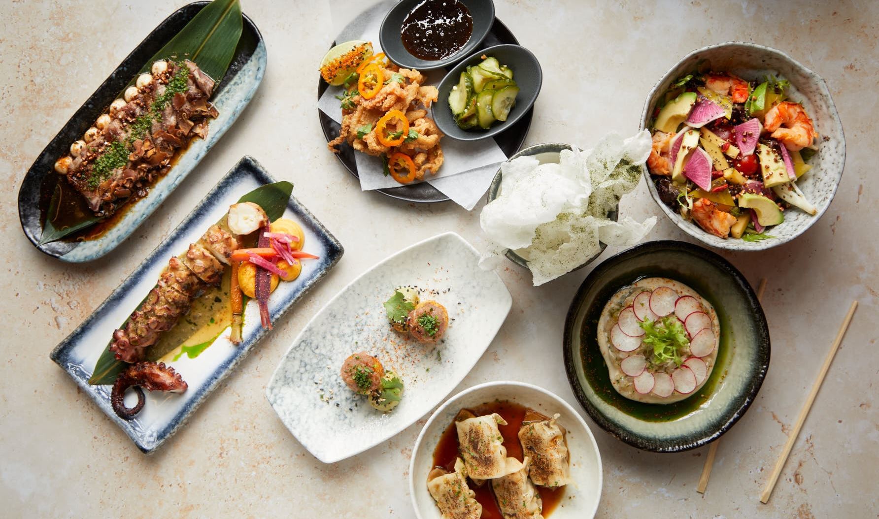 Στο Huaca και το Μετς για nikkei κουζίνα