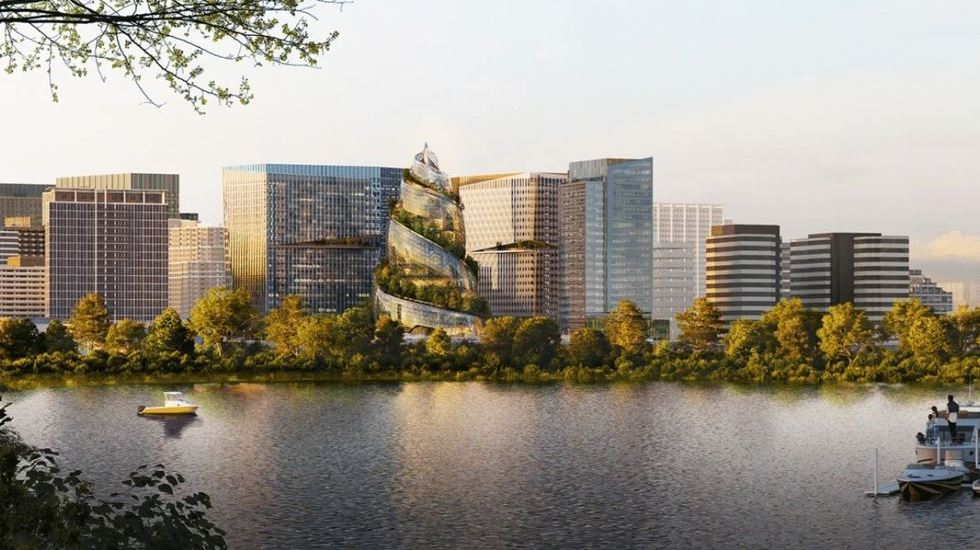 Κάτι μας θυμίζουν τα νέα HQs της Amazon