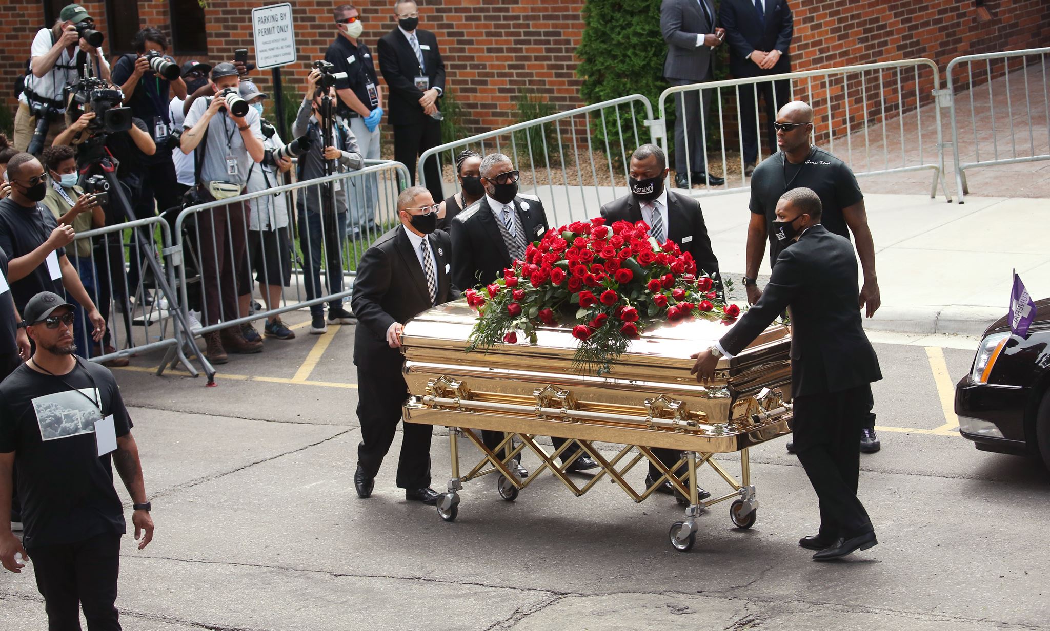 Στην εκδήλωση μνήμης για τη δολοφονία του George Floyd