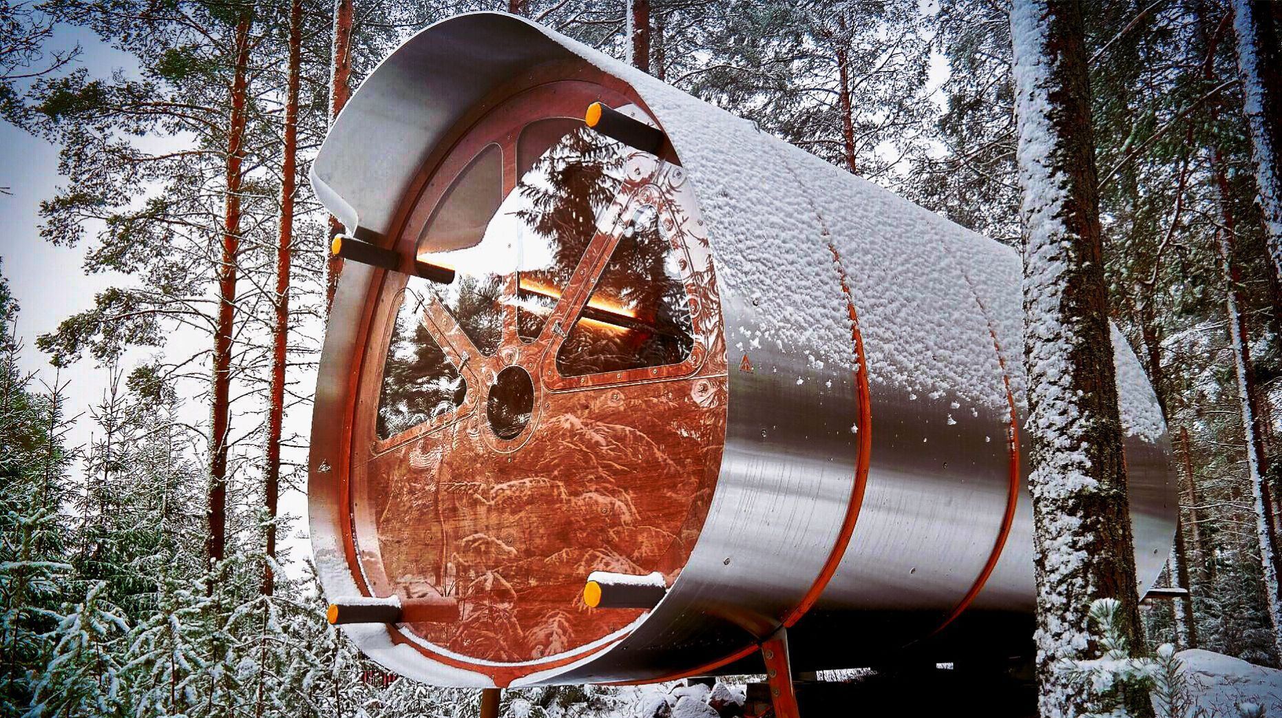 Οι πολυτελείς eco-friendly καμπίνες που σε στέλνουν κατευθείαν στο δάσος