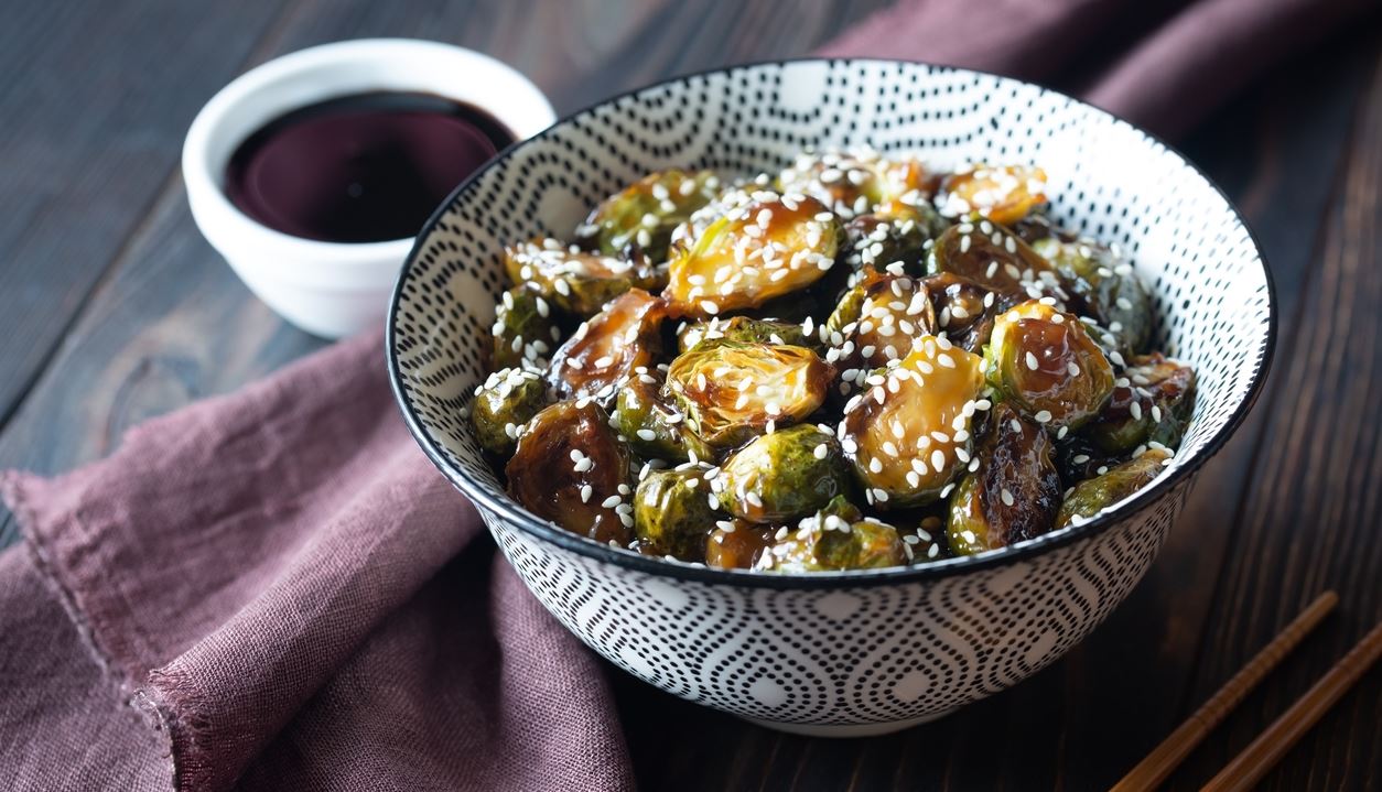 Kung Pao αλλά με λαχανάκια Βρυξελλών