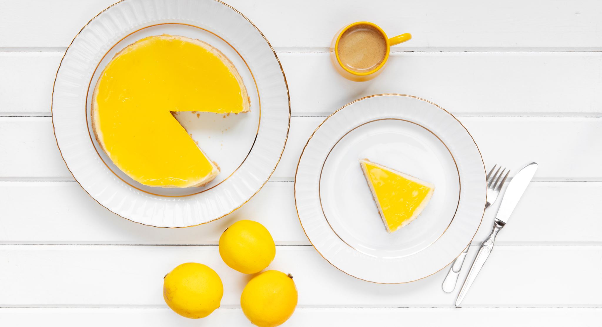 Η συνταγή για δροσερό cheesecake λεμόνι