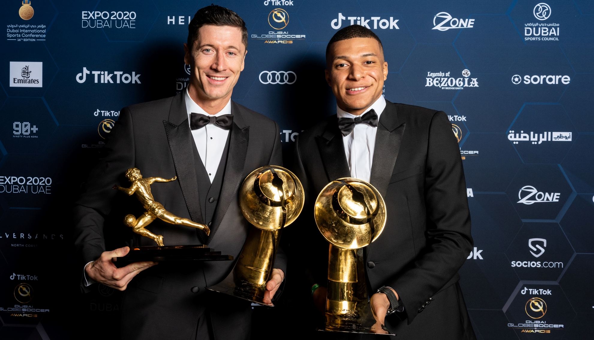 Lewandowski, Mbappé και εθνική Ιταλίας ξεχωρίζουν στα Globe Soccer Awards
