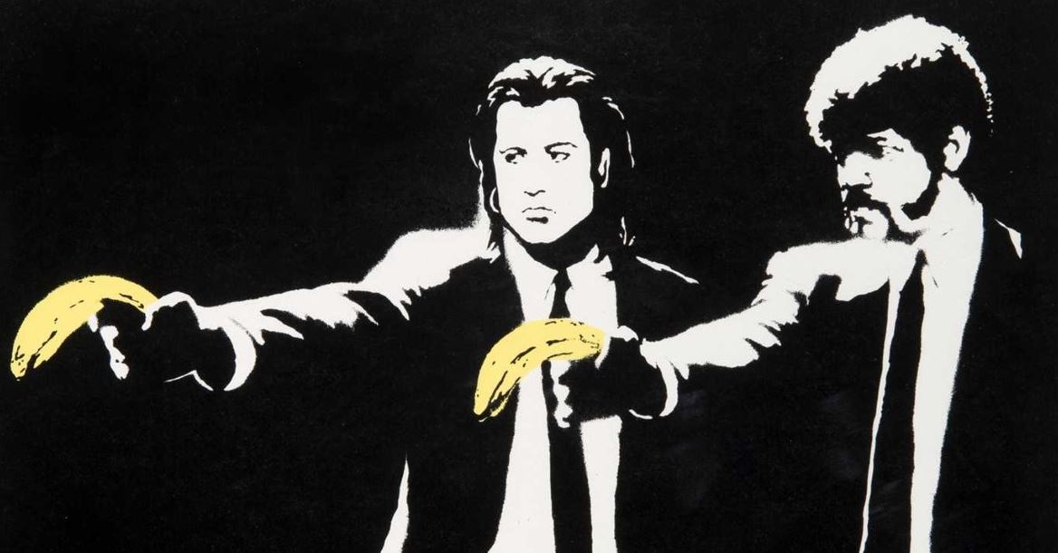 To Pulp Fiction του Banksy πουλήθηκε για €140.000
