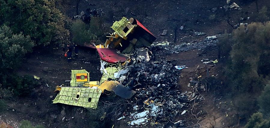 Γιατί έπεσε το Canadair στην Κάρυστο