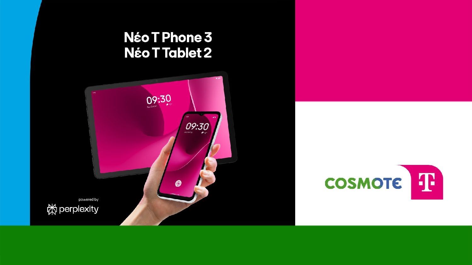 Στην Ελλάδα οι AI συσκευές T Phone 3 και Τ Tablet 2 από την COSMOTE TELEKOM